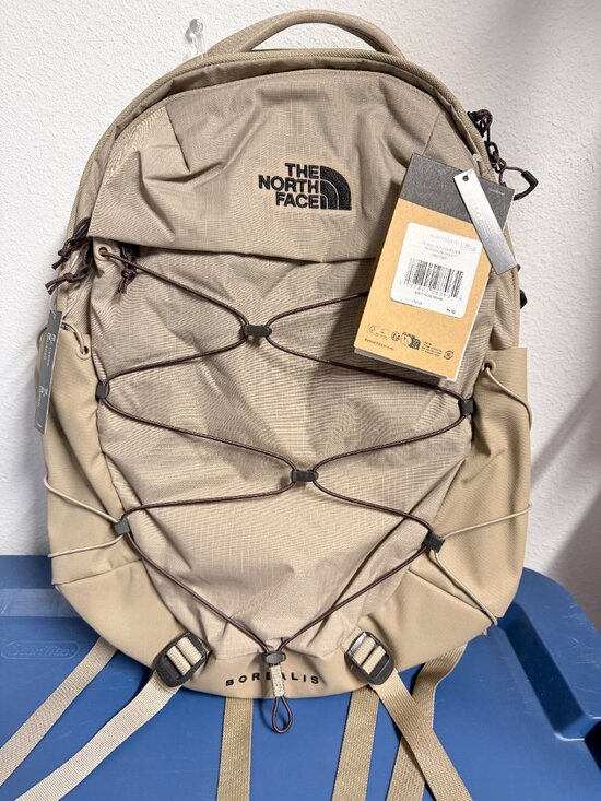 The North Face Borealis Backpack / Mushroom Grey/ TNF Black, One-Size main image 4